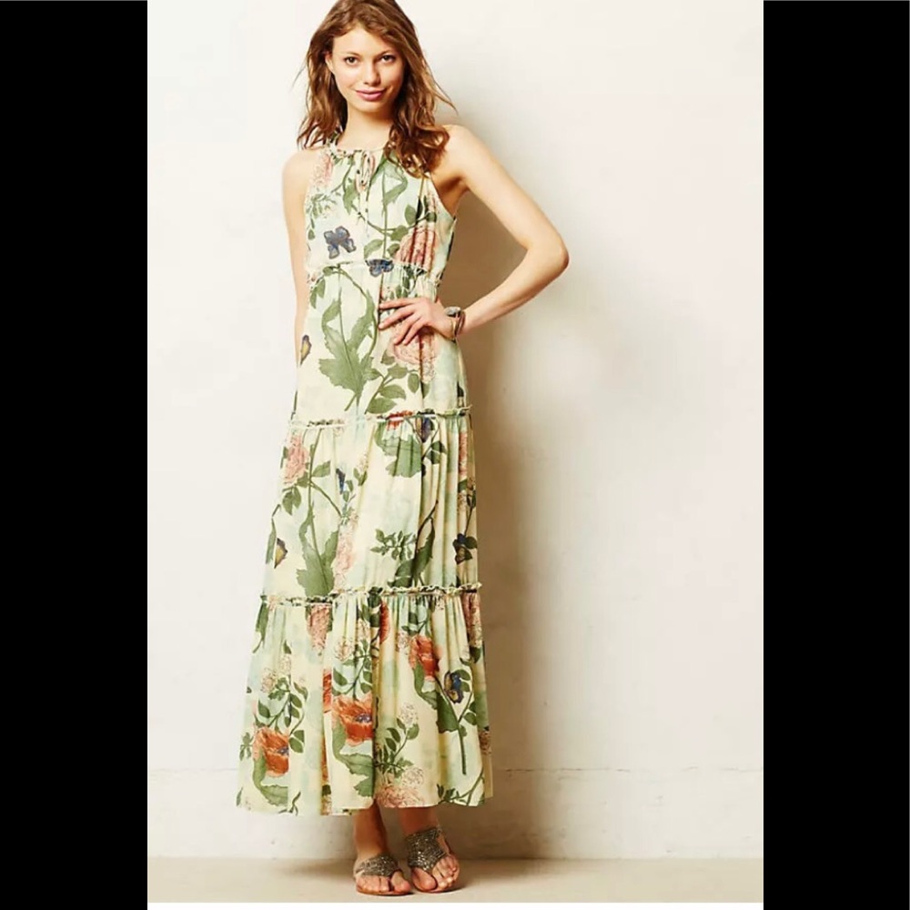 Anthropologie maxi dress